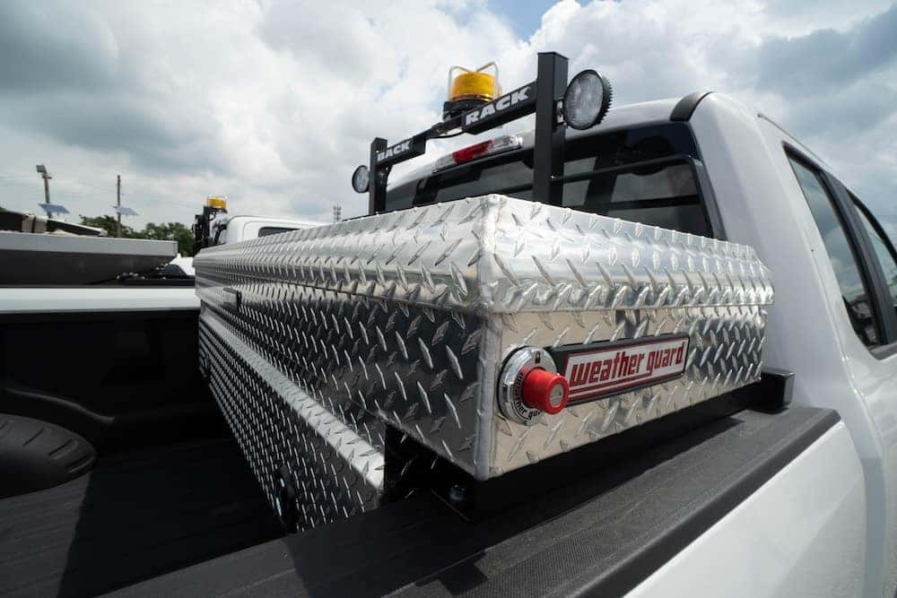 Weatherguard toolbox installed on Ford pickup by Winner Ford
