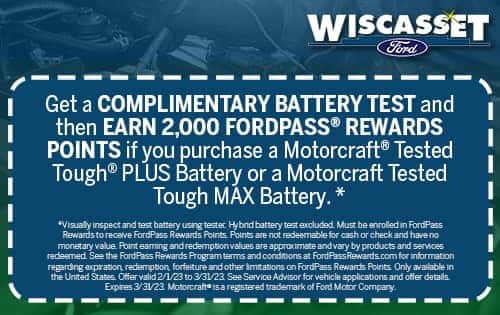 COMPLIMENTARY BATTERY TEST