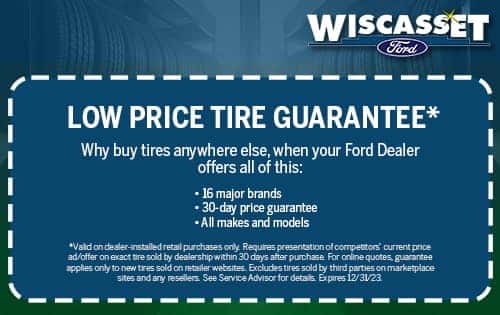LOW PRICE TIRE GUARANTEE