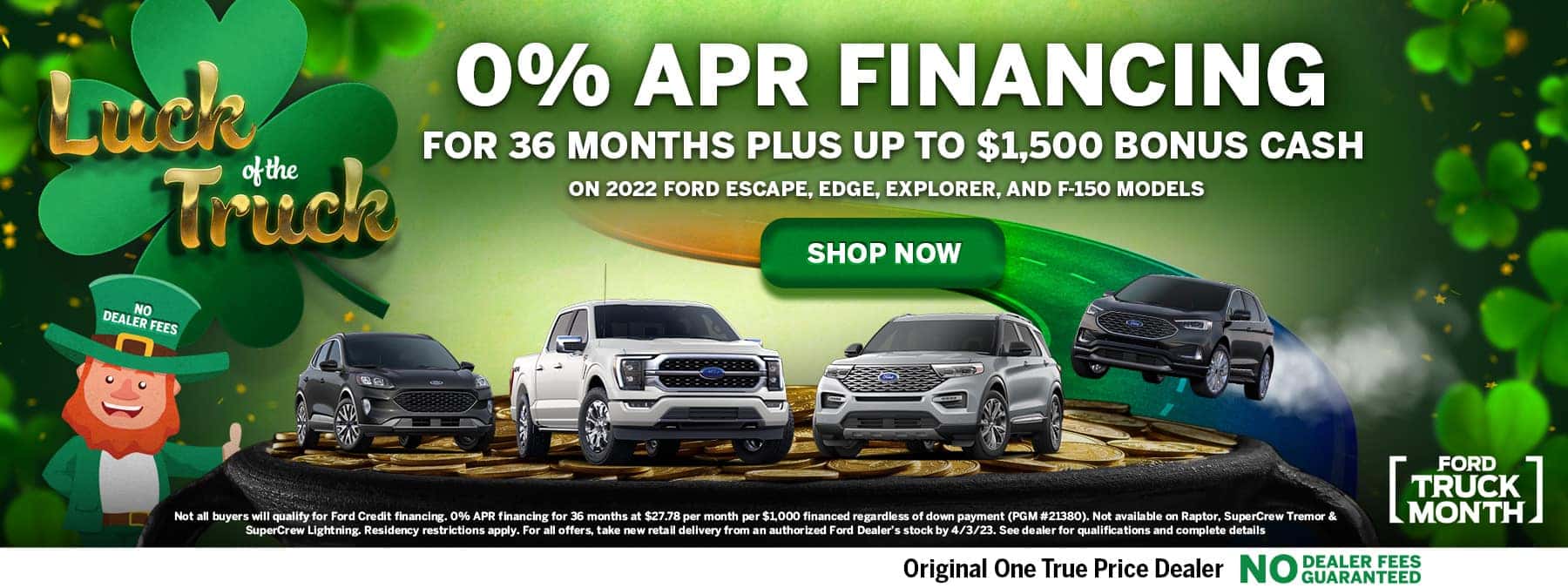 0% APR financing